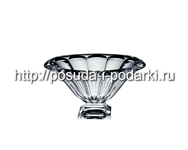 Ваза для фруктов (фруктовница) хрустальная. Ваза для фруктов хрустальная d-33,6 см