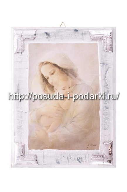 Панно Дева Мария с младенцем 25*33 см