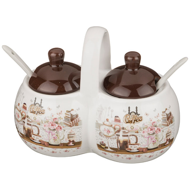 БАНКА ДЛЯ СПЕЦИЙ COFFEE 17*10*13 СМ. (КОР=24ШТ.)