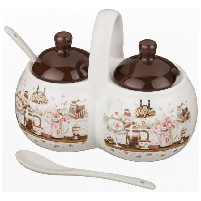 БАНКА ДЛЯ СПЕЦИЙ COFFEE 17*10*13 СМ. (КОР=24ШТ.)