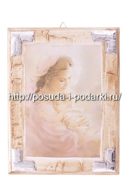 Панно Дева Мария с младенцем 25*33 см Панно Дева Мария с младенцем 25*33 см