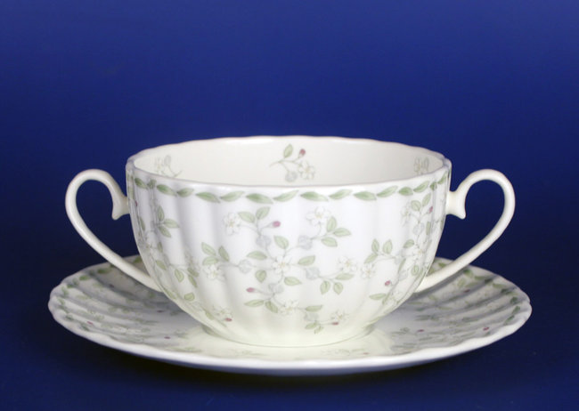 Бульонная чашка 370 мл с блюдцем Джулия Грин