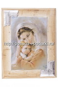 Панно Дева Мария с младенцем 19*24,5 см