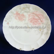 Тарелки мелкие 27 см (набор 6 тарелок) Шиповник