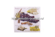 Салфетки бумажные 33*33 Вино, 3-х слойные, 20 шт