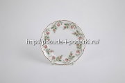 Тарелки мелкие (набор 6 тарелок) Магнолия Персия Классик (золотая лента) 18 см