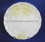 Тарелки мелкие (набор 6 тарелок) Магнолия Крем 21,5 см