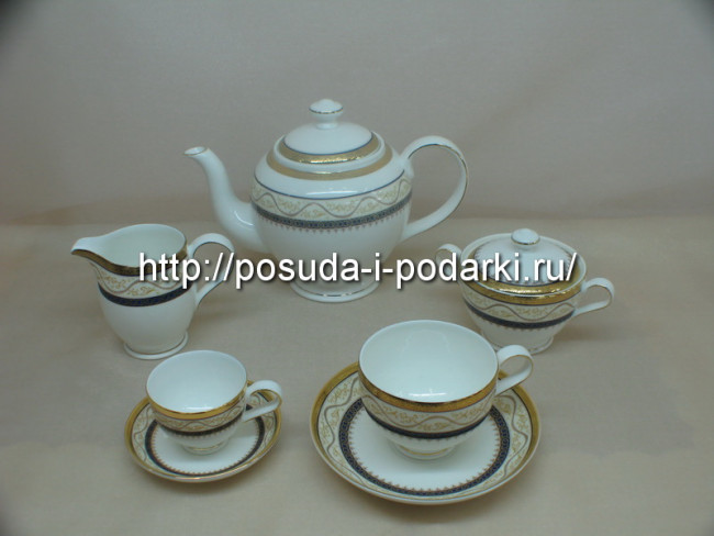Набор Британи чайник, сахарница, молочник 3 предмета