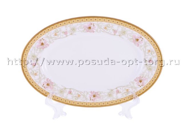 Блюдо овальное 23 см Цветущее великолепие