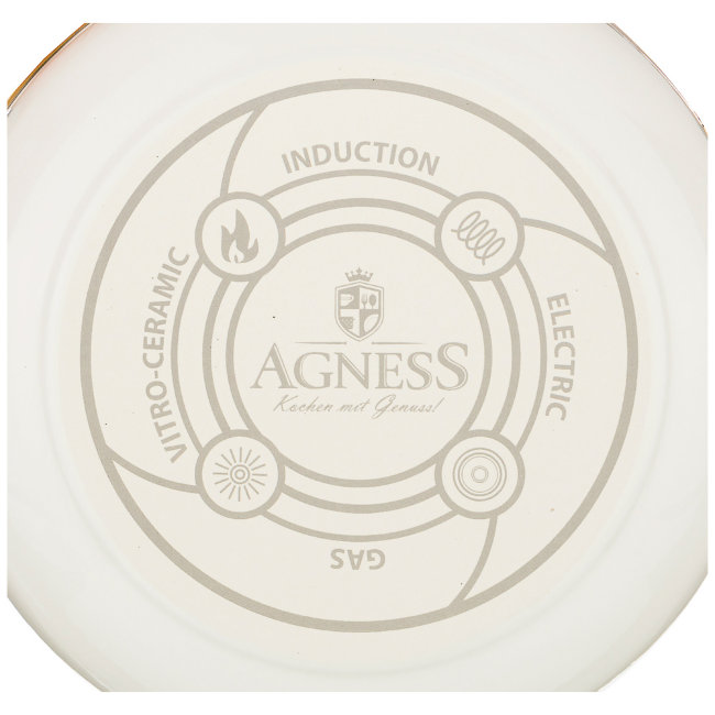 КАСТРЮЛЯ AGNESS ЭМАЛИРОВАННАЯ С КРЫШКОЙ, СЕРИЯ DELUXE, 16X11СМ, 2,0Л, ПОДХОДИТ ДЛЯ ИНДУКЦИИ КАСТРЮЛЯ AGNESS ЭМАЛИРОВАННАЯ С КРЫШКОЙ, СЕРИЯ DELUXE, 16X11СМ, 2,0Л, ПОДХОДИТ ДЛЯ ИНДУКЦИИ