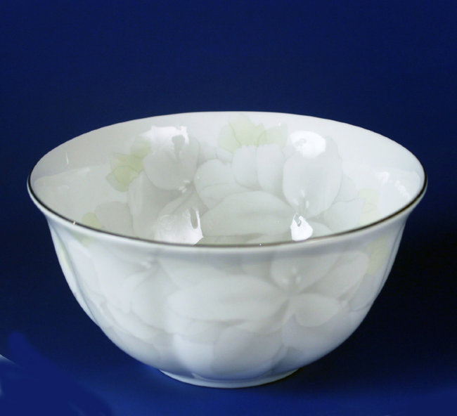 Набор из 3 салатников Магнолия Грэй салатник ИМПЕРИАЛ (платиновая лента) 12 см