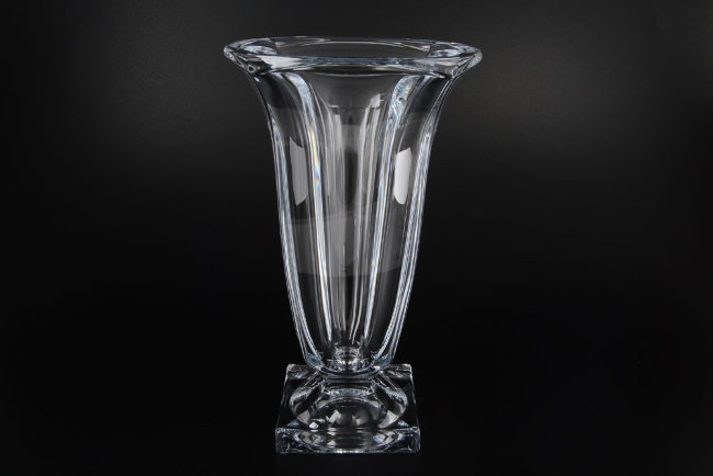 Стеклянная ваза для цветов Магма 33 см