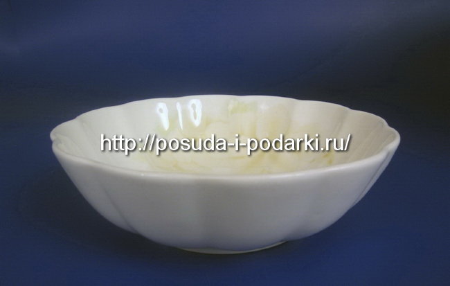 Набор 6 салатников Магнолия Крем 13 см.