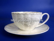 Чашки чайные с блюдцами (чайный набор) на 6 персон Версаль 250 мл